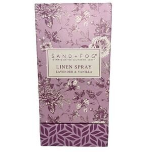 Sand + Fog Linen Spray Lavender & Vanilla Fabric and Room Spray New in Box